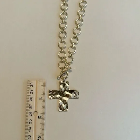 Boho cross necklace #1352 - Picture 4 of 4